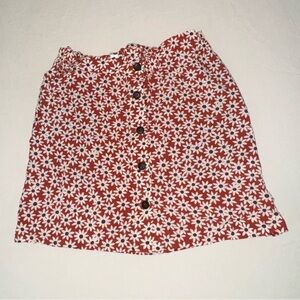 Madewell Floral Skirt